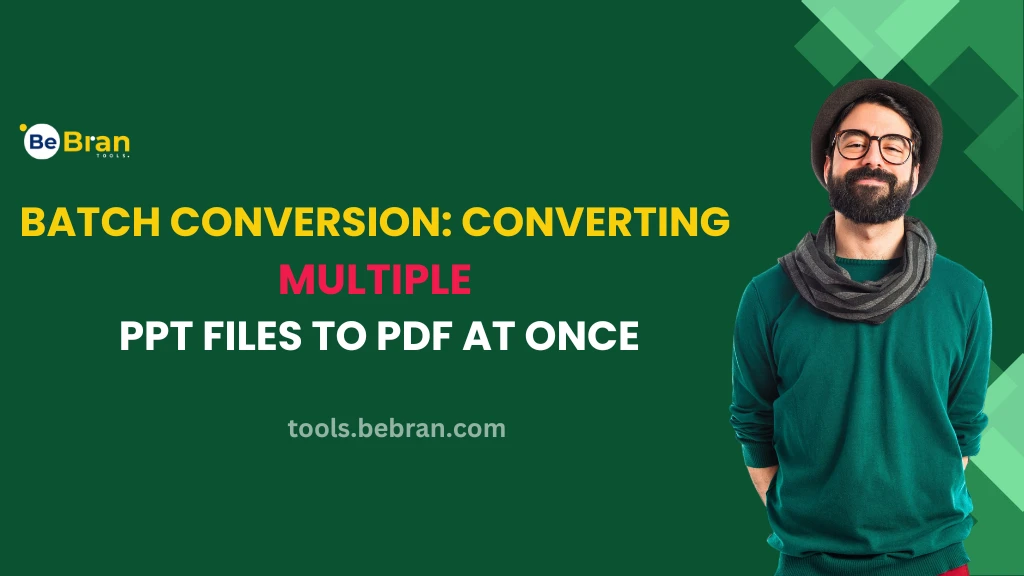 Batch Conversion: Converting Multiple PPT Files to PDF at Once