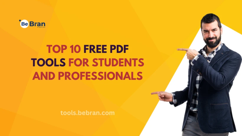 Top 10 Free PDF Tools for Students and Professionals