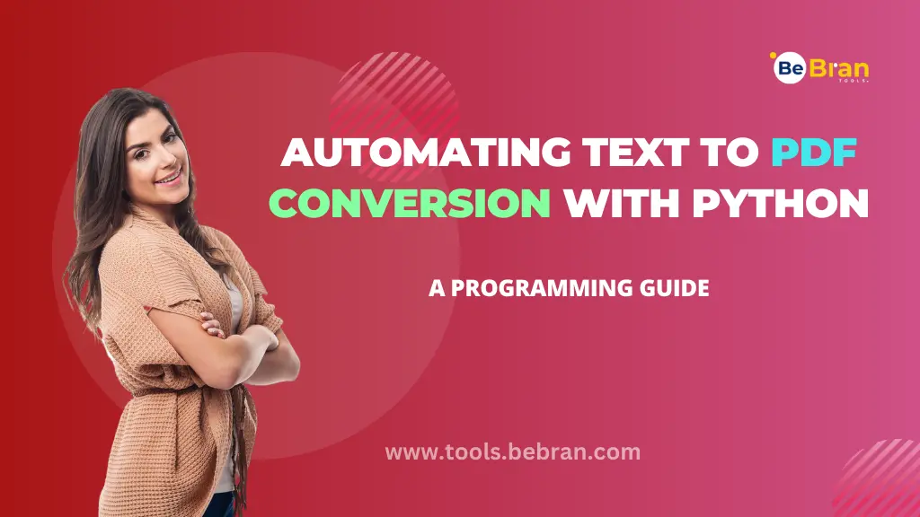 Automating Text to PDF Conversion with Python: A Programming Guide