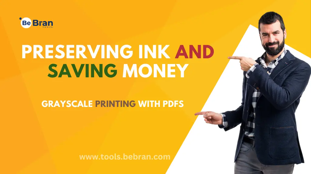 Preserving Ink and Saving Money: Grayscale Printing with PDFs