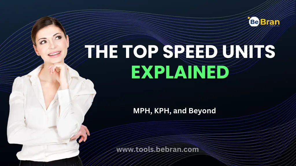 The Top Speed Units Explained: MPH, KPH, and Beyond