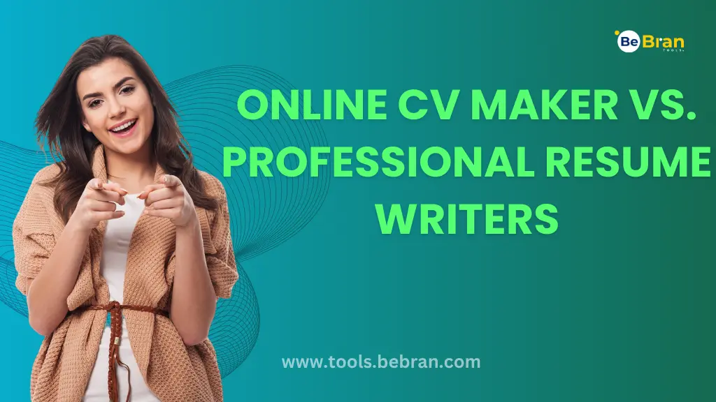 Online CV Maker vs. Professional Resume Writers