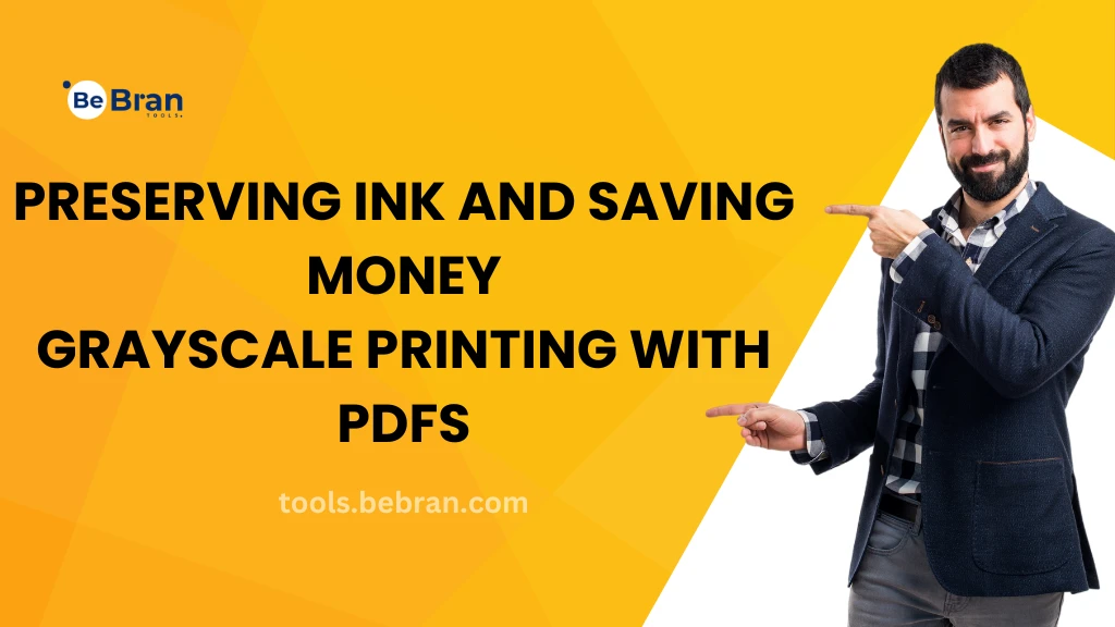 Preserving Ink and Saving Money: Grayscale Printing with PDFs