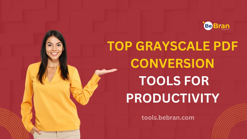 Top Grayscale PDF Conversion Tools for Productivity