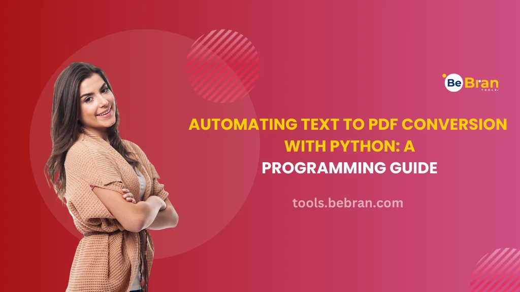 Automating Text to PDF Conversion with Python: A Programming Guide