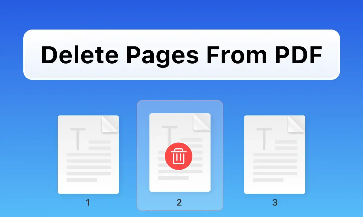 Delete PDF Pages