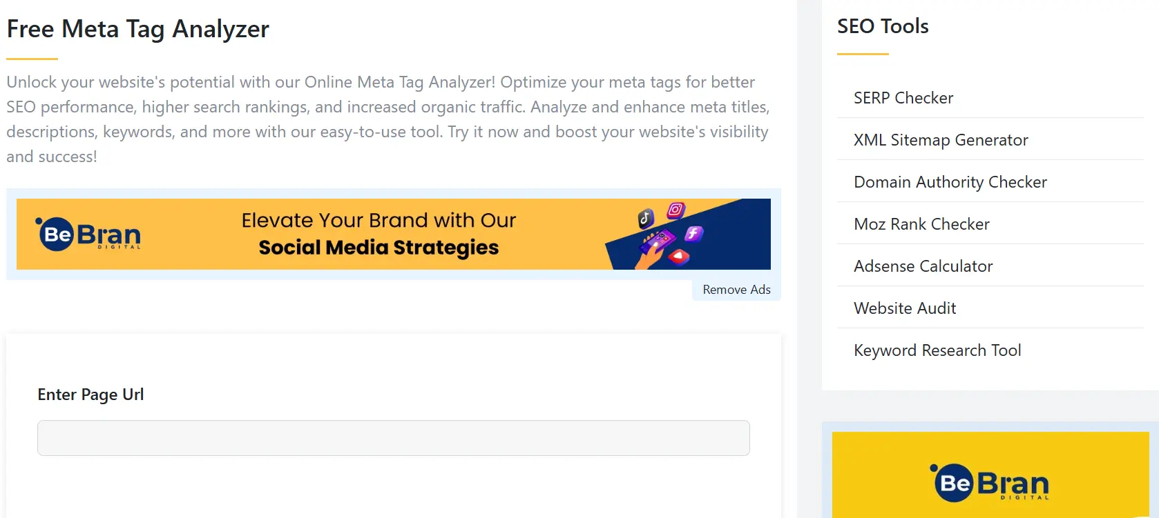 Meta Tag Optimization Made Easy Using the Right Analyzer Tool