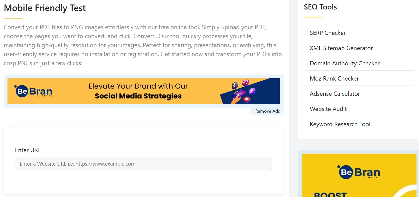 Mobile Friendly Testing for WordPress Sites