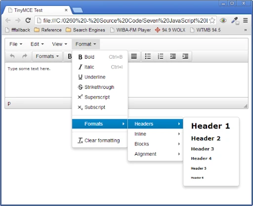 Online Text Editors