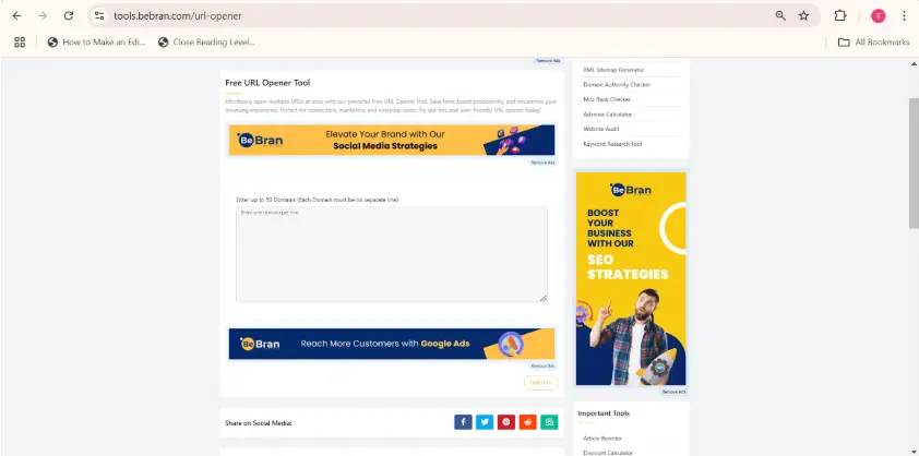 The Benefits of Using a Free URL Opener Tool