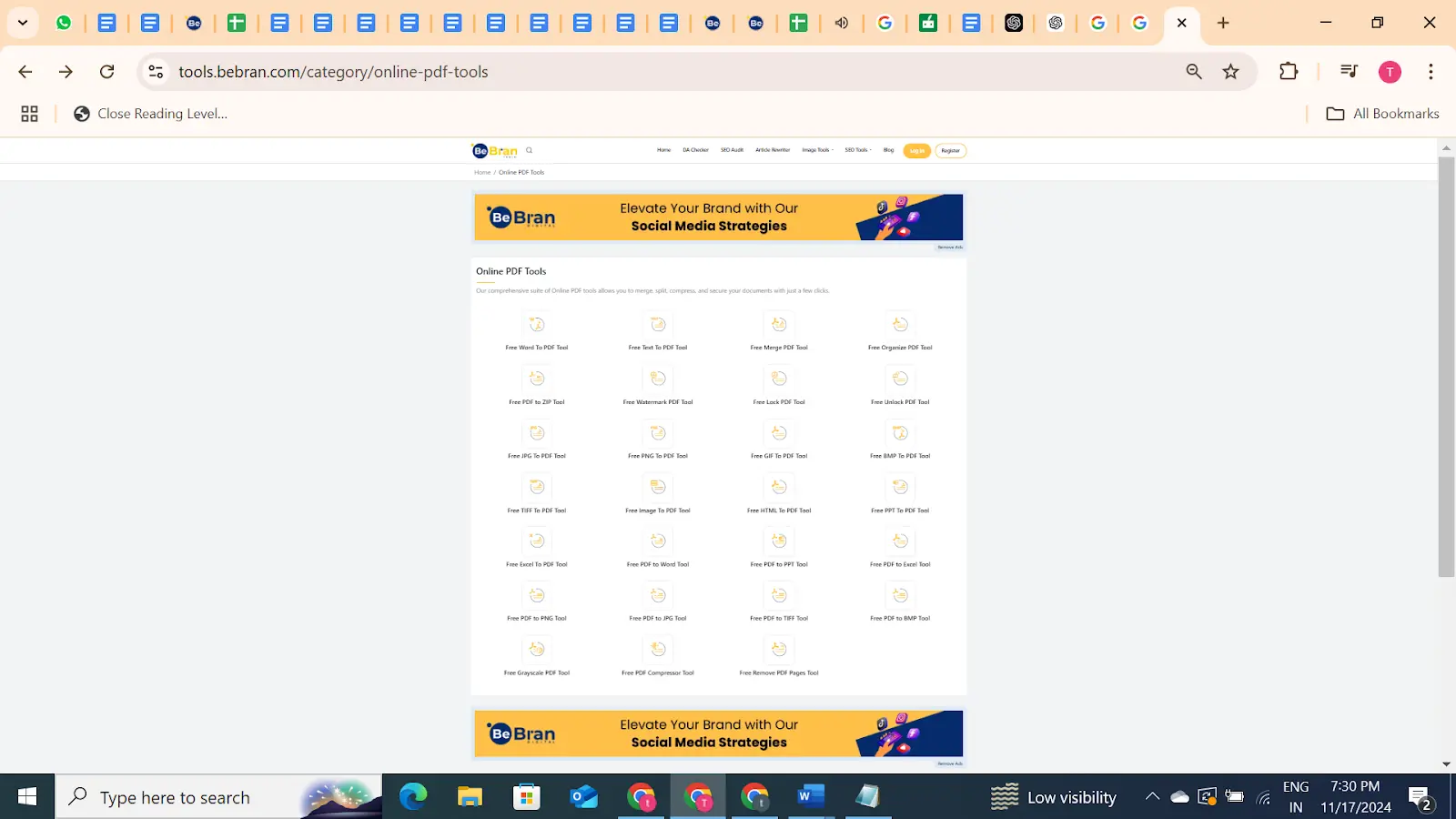 Top Free PDF Tools for Editing and Conversion in 2025