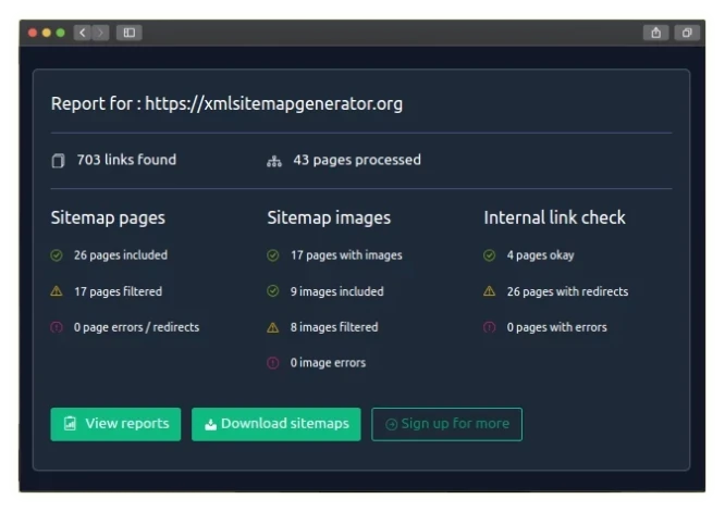  XML sitemap2