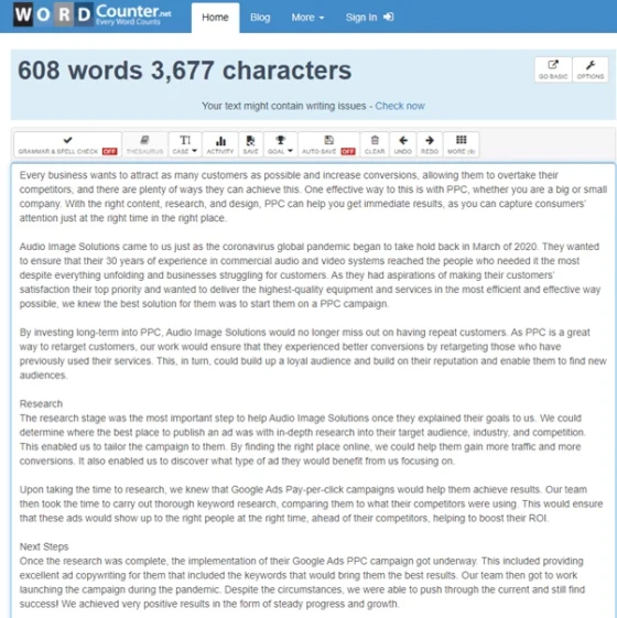 Word Counter Tool2